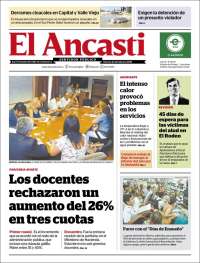 Portada de El Ancasti (Argentina)