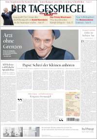 Portada de Der Tagesspiegel (Alemania)