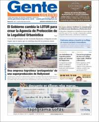 Portada de Gente en Logroño (España)