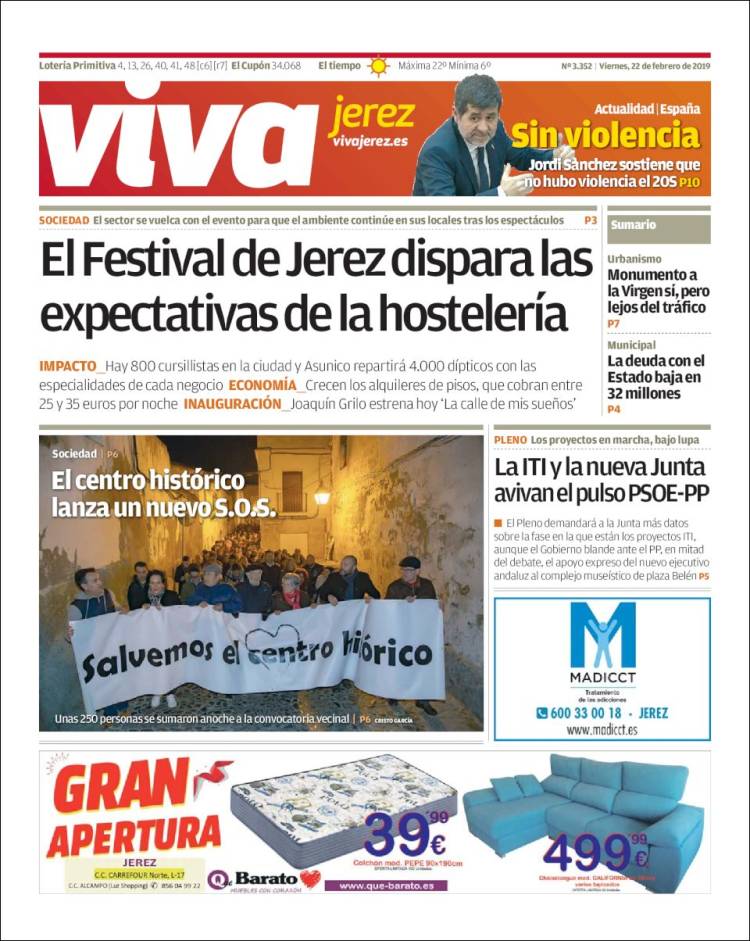 Portada de Información - Jerez (España)