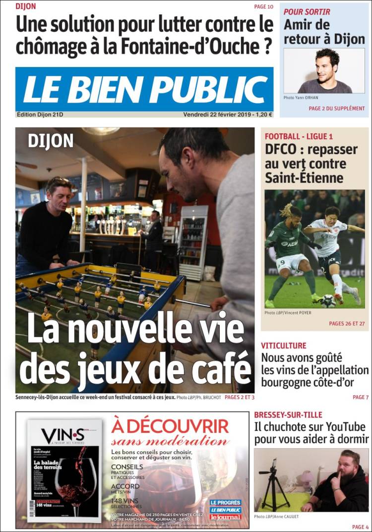 Portada de Le Bien Public (Francia)