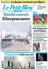 Portada de Le Petit Bleu (Francia)