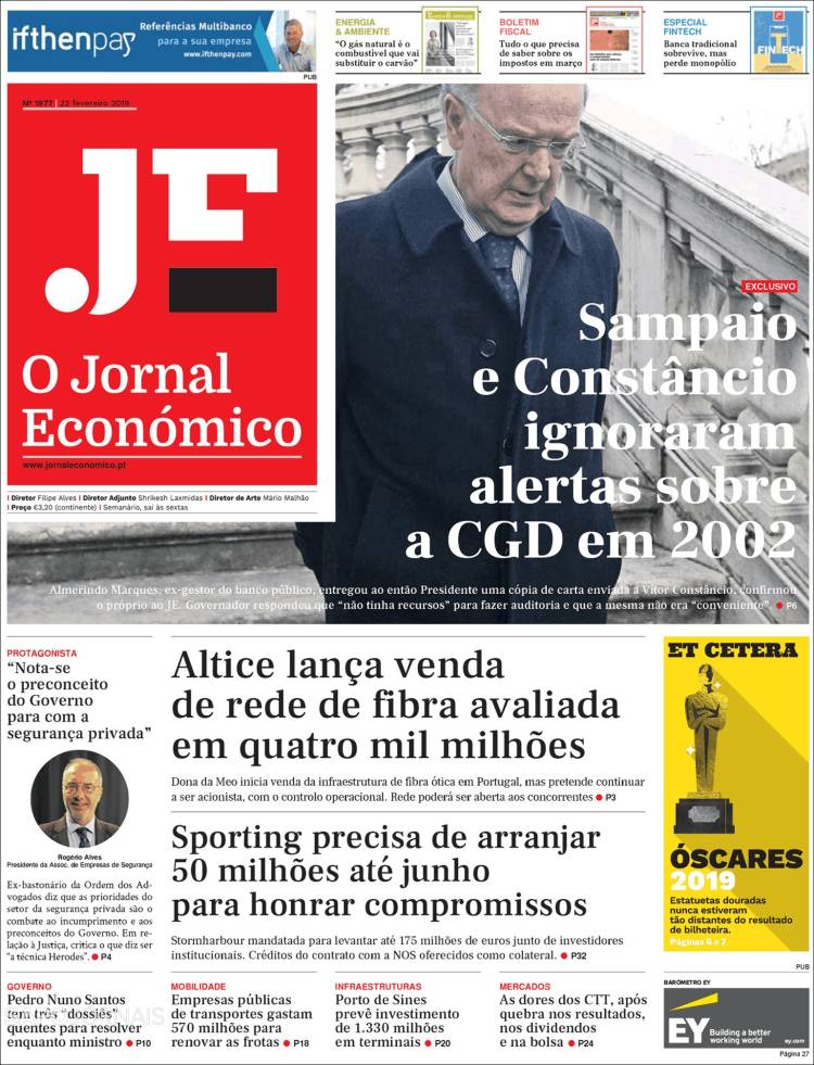 Portada de Oje (Portugal)