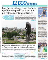 Portada de El Eco de Tandil (Argentina)