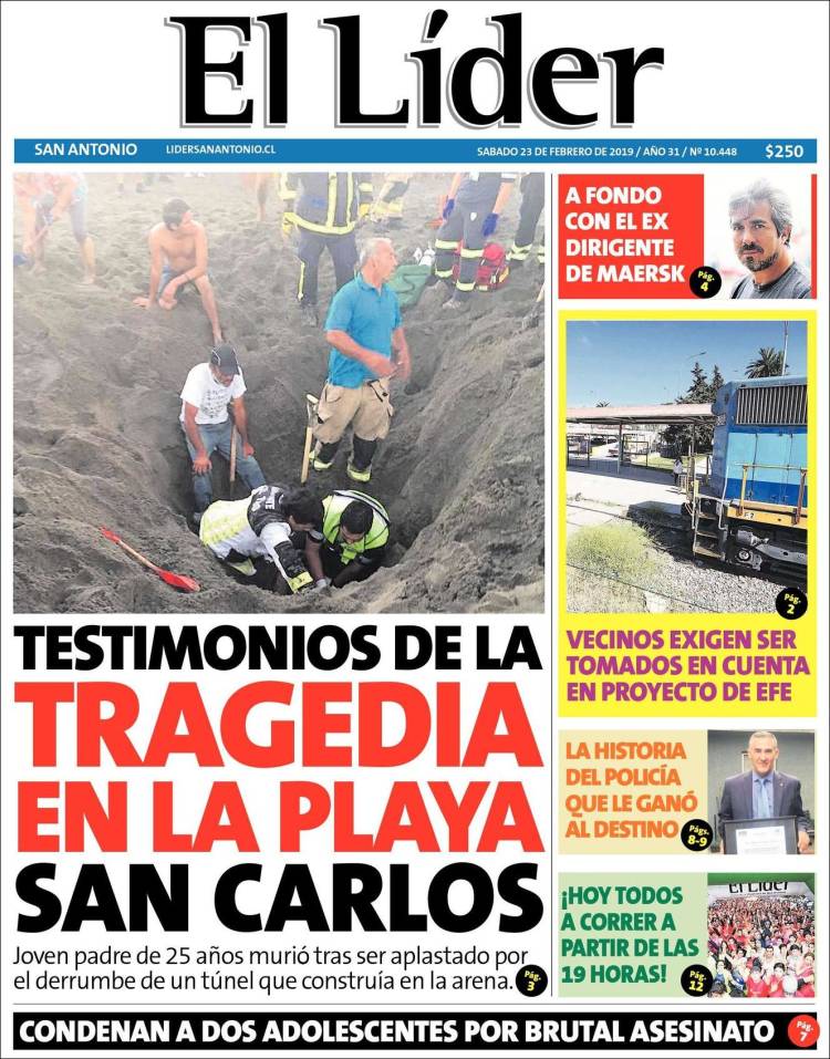 Portada de Lider de San Antonio (Chile)