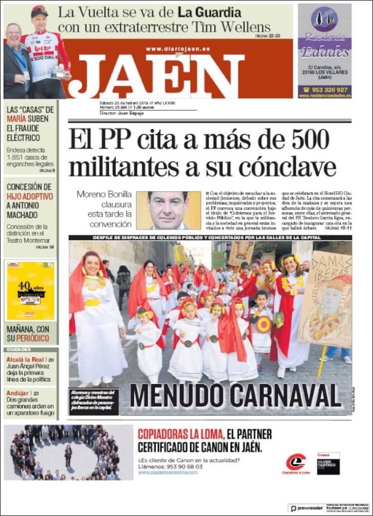 Portada de Diario Jaén (Espa&ntilde;a)
