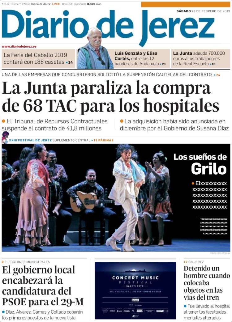 Portada de Diario de Jerez (Espa&ntilde;a)