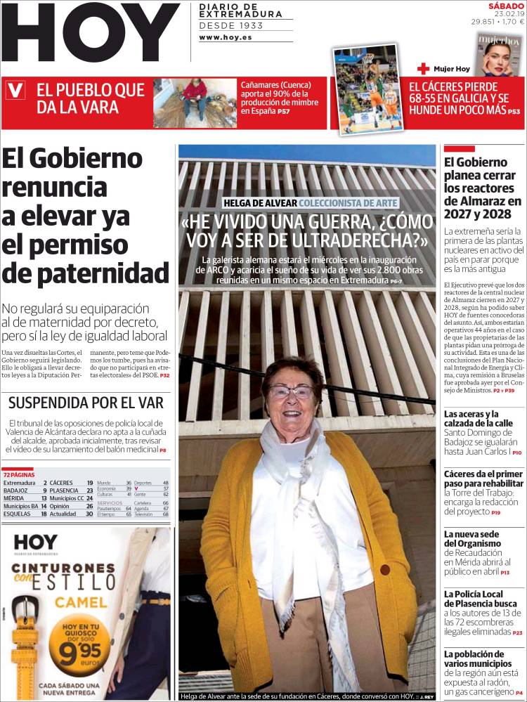 Portada de Hoy - Badajoz (Espa&ntilde;a)