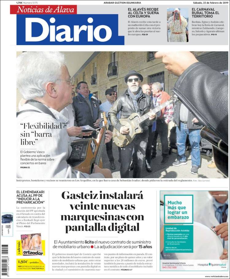 Portada de Noticias de Álava (Espa&ntilde;a)