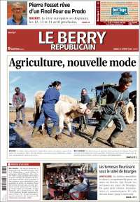 Portada de Berry Republicain (Francia)