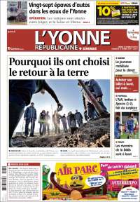 Portada de L'Yonne-Républicaine (Francia)