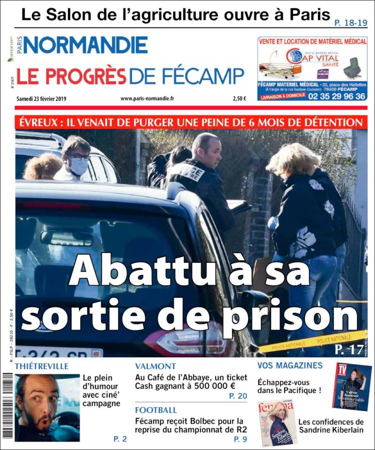 Portada de Progres de Fecamp (France)