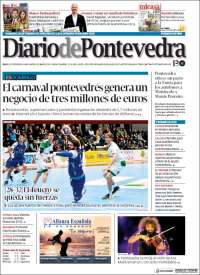 Portada de Diario de Pontevedra (Spain)