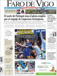 Portada de El Faro de Vigo - Pontevedra (Spain)