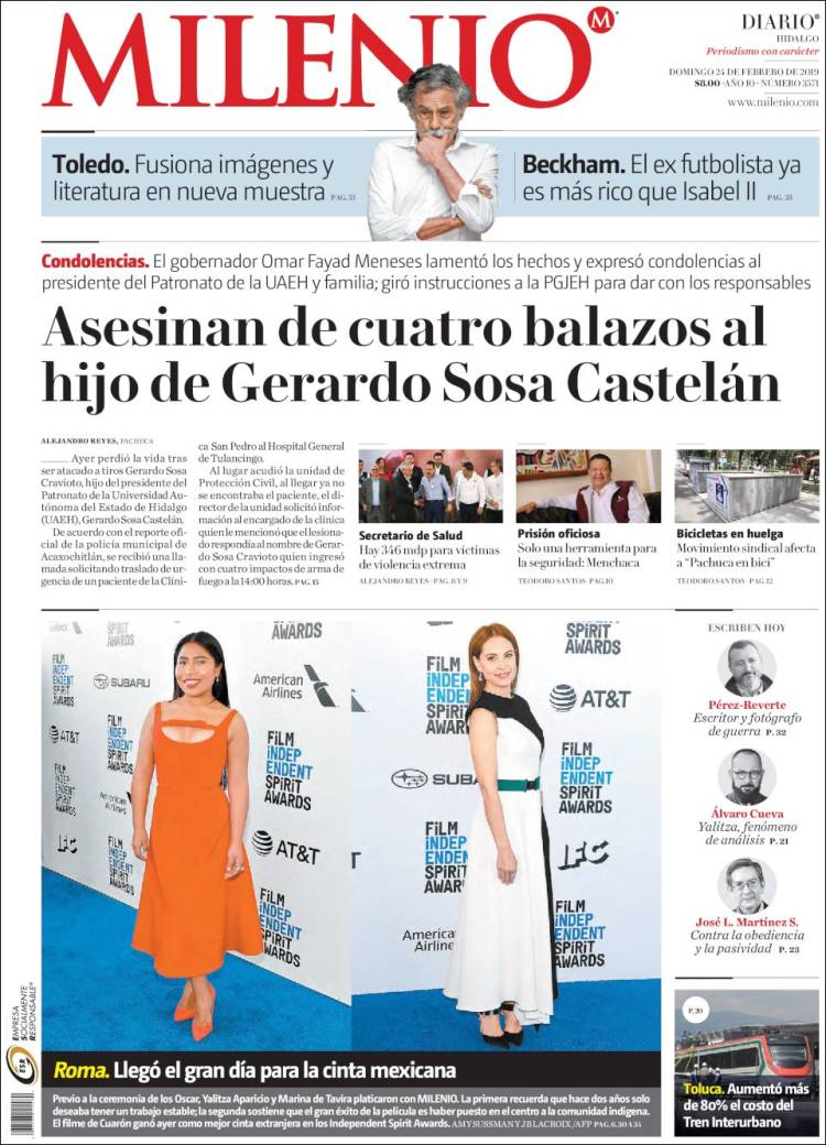 Portada de Milenio de Hidalgo (Mexico)