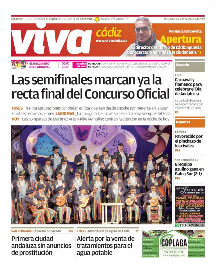 Portada de Información - Cadiz (España)