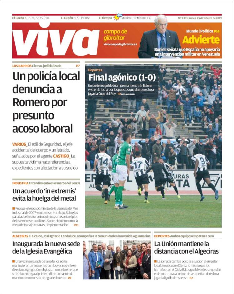 Portada de Viva Campo de Gibraltar (España)