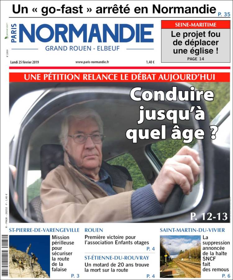 Portada de Paris Normandie (Francia)