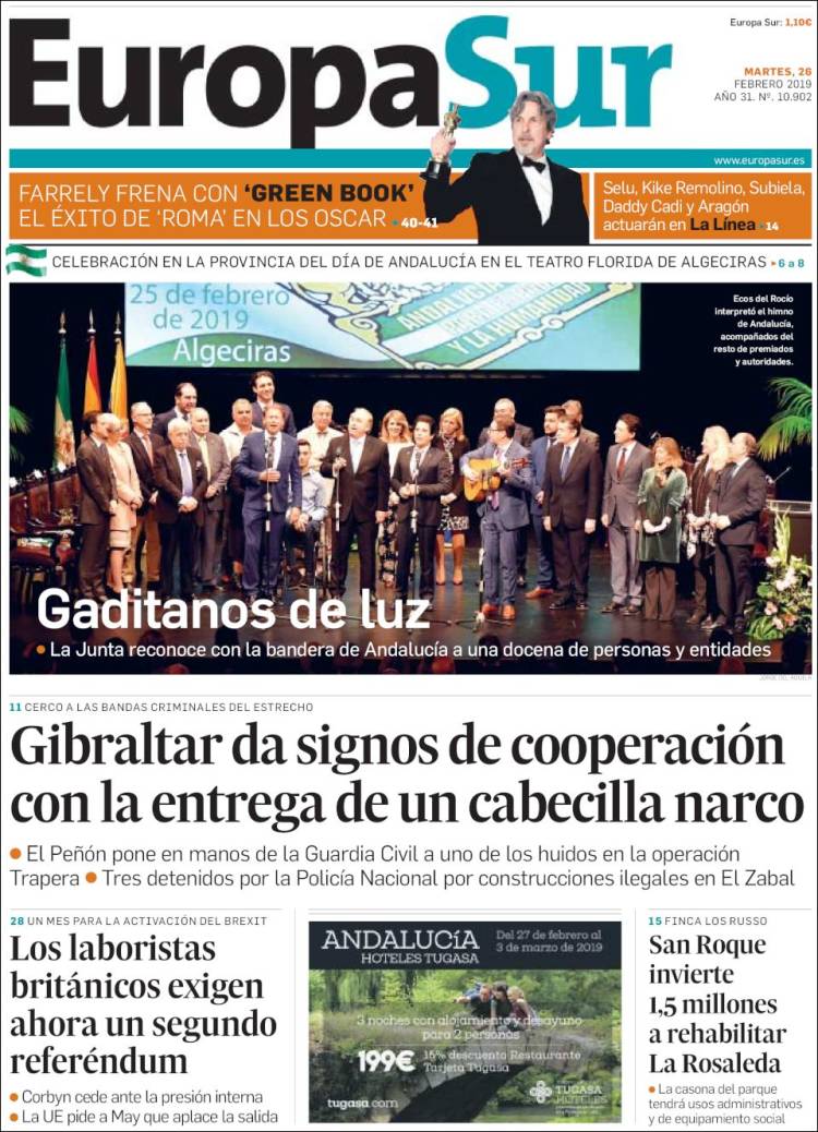 Portada de Europa Sur (Spain)