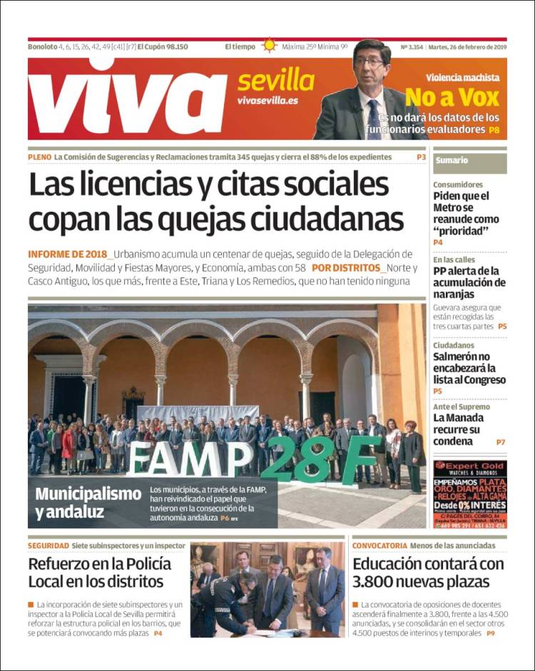 Portada de Viva Sevilla (Spain)