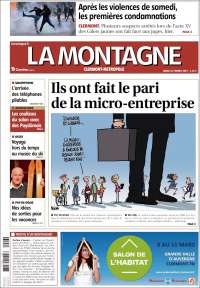 Portada de La Montagne (Francia)