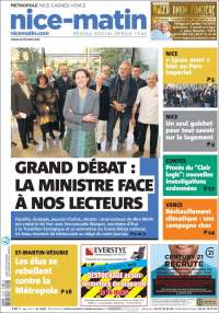 Portada de Nice-Matin (Francia)