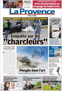 Portada de La Provence (Francia)
