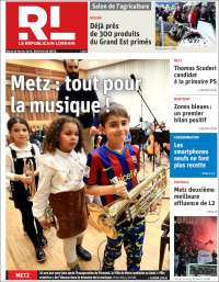 Portada de Le Republicain Lorrain (Francia)