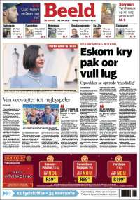 Portada de Beeld (South Africa)