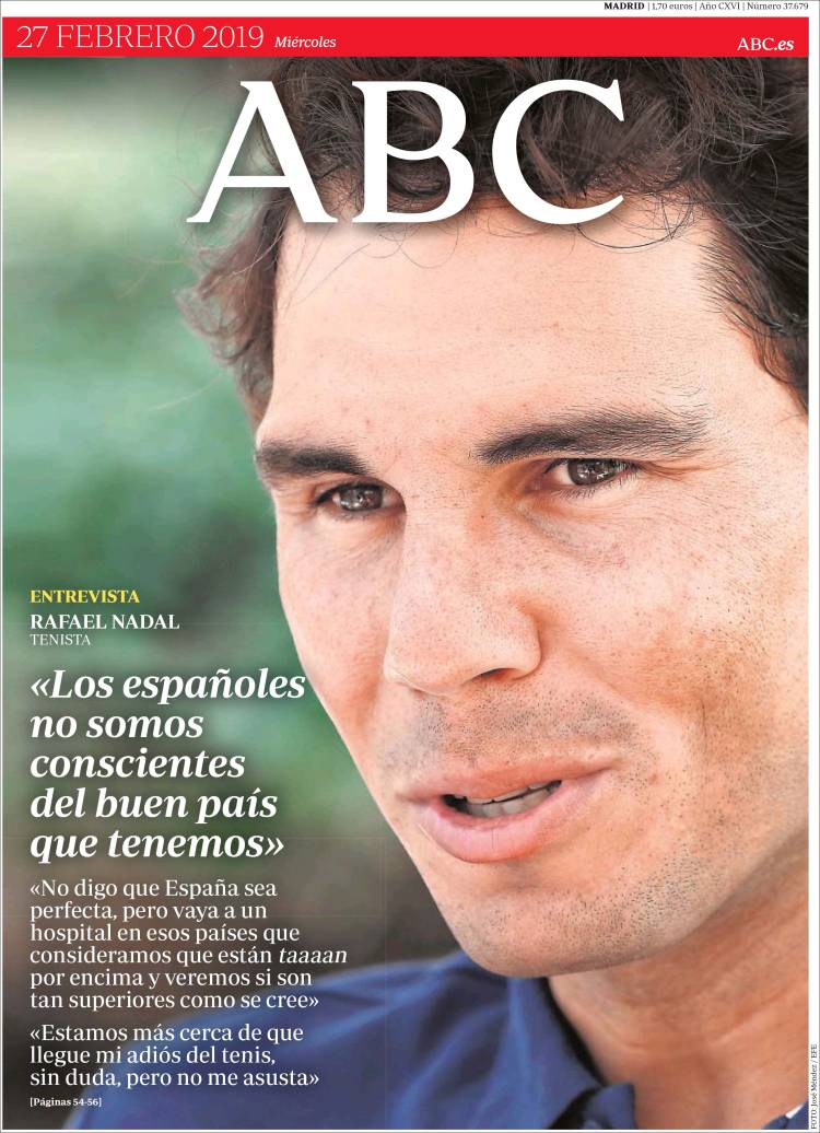 Portada de ABC (España)