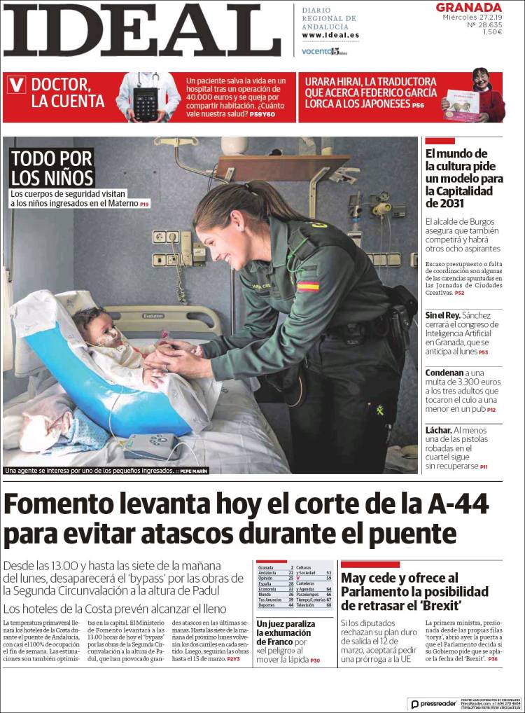 Portada de Ideal (España)