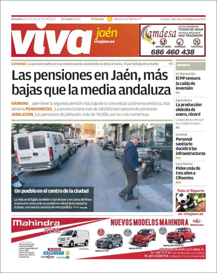 Portada de Viva Jaén (España)