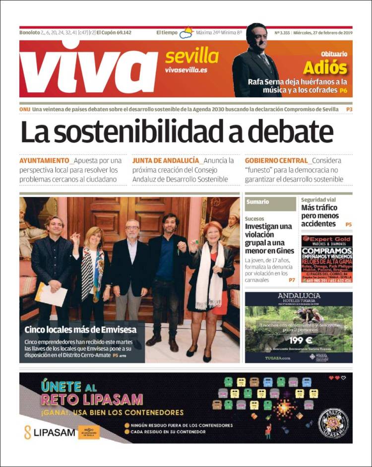 Portada de Viva Sevilla (España)