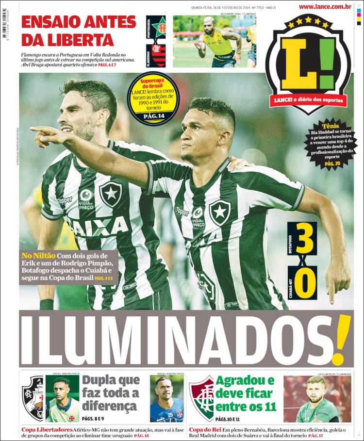 Portada de Lance! (Brasil)