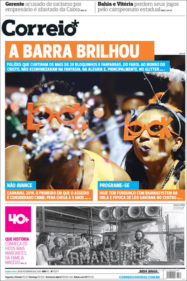 Portada de Correio* (Brasil)