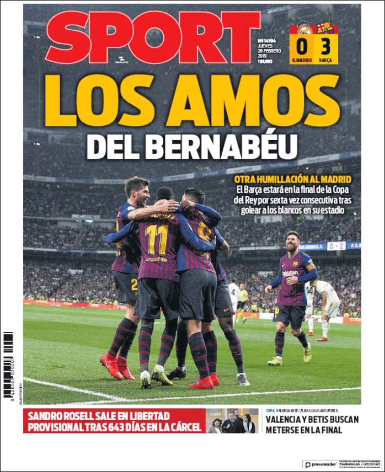 Portada de Sport (España)