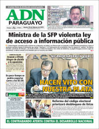 Portada de ADN Paraguayo (Paraguay)