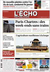 Portada de L'Echo Républicain (Francia)