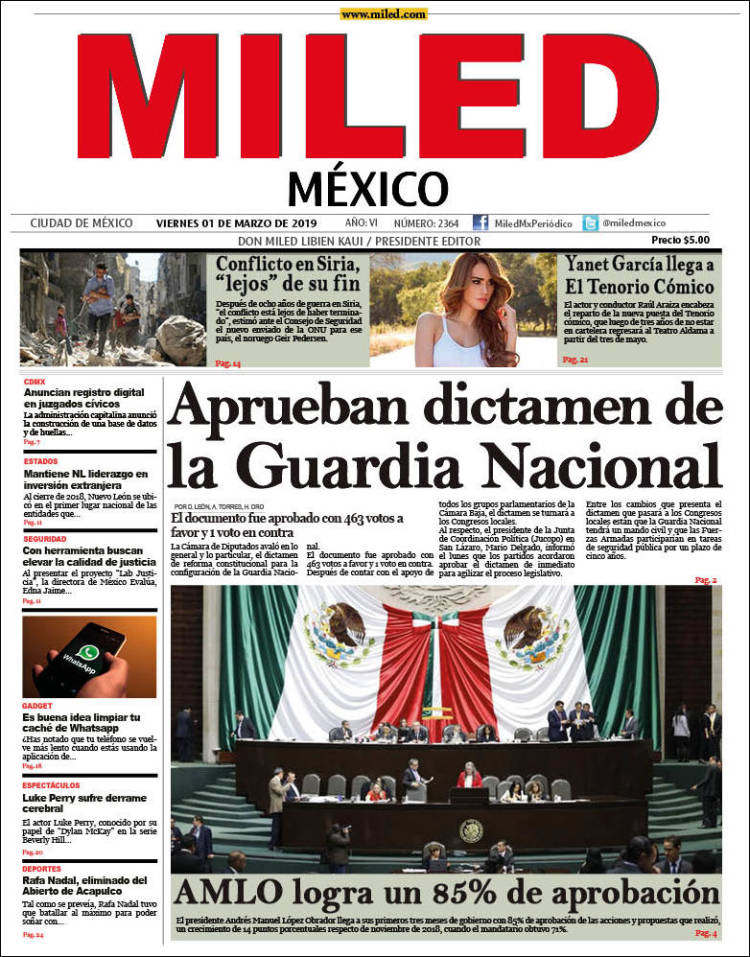 Portada de Miled (México)
