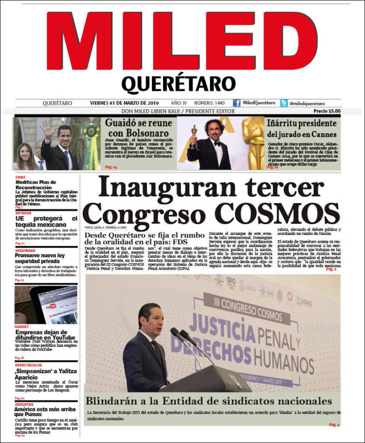 Portada de Miled - Querétaro (México)