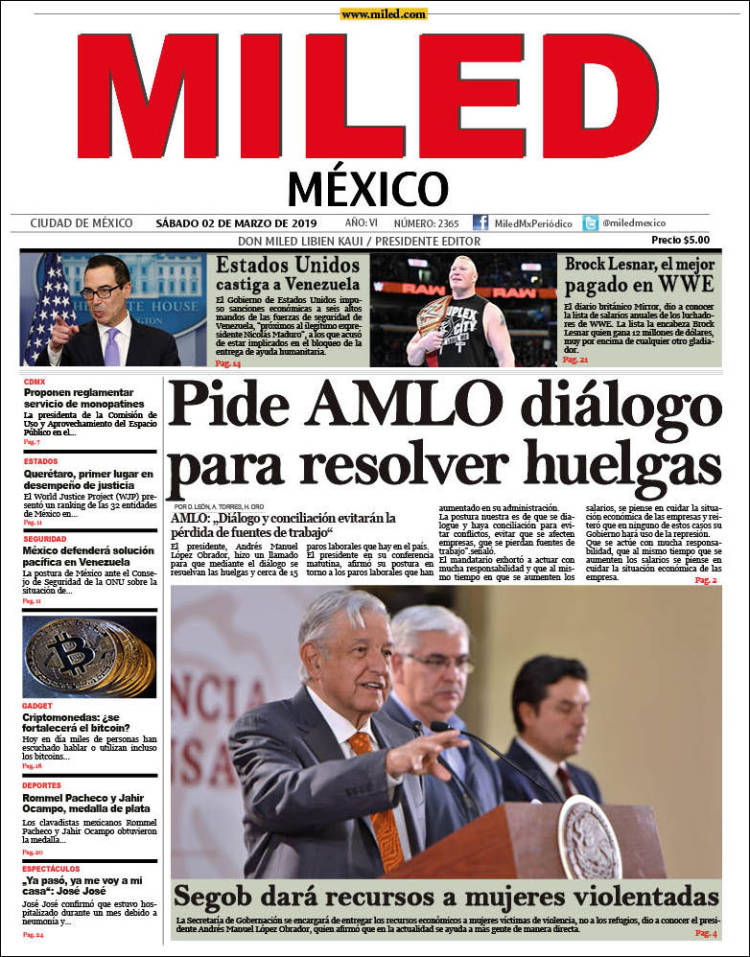 Portada de Miled (México)