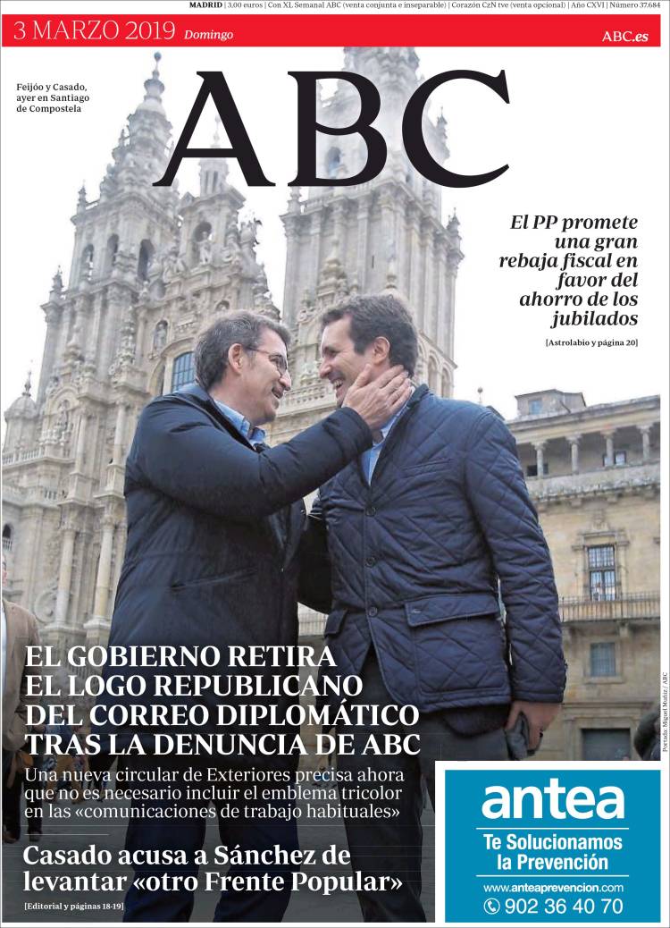 Portada de ABC (España)