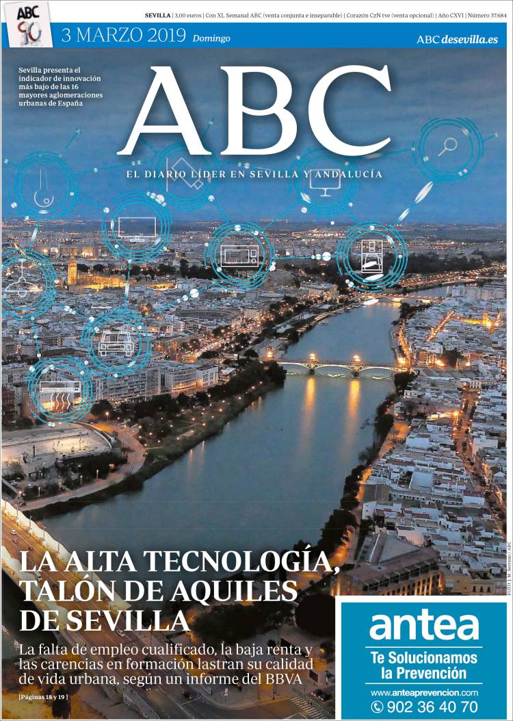 Portada de ABC - Sevilla (España)