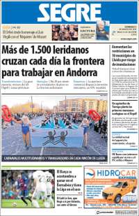 Portada de Segre  (España)