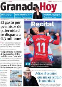 Portada de Granada Hoy (España)