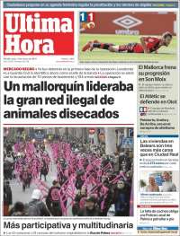 Portada de Última Hora (España)