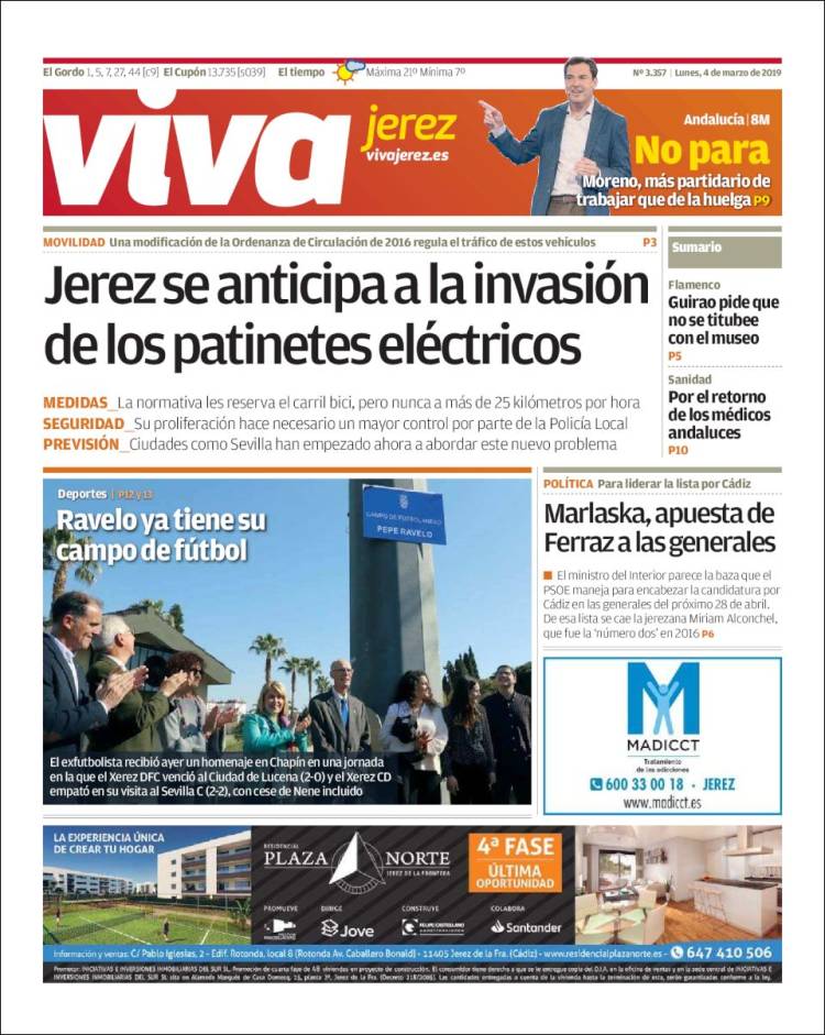 Portada de Viva Jerez (España)