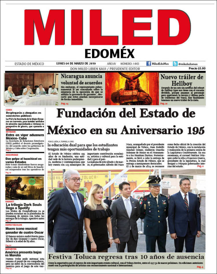 Portada de Miled - Estado de México (Mexico)