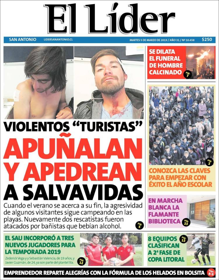 Portada de Lider de San Antonio (Chile)