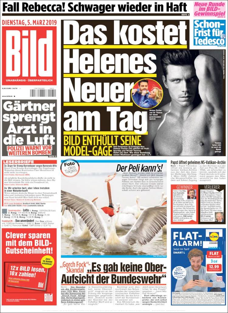 Portada de Bild (Alemania)